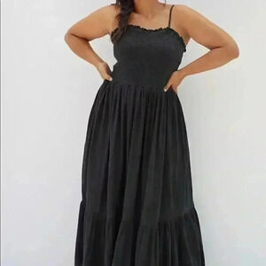 Daily Practice by Anthropologie Flounced Maxi Dress